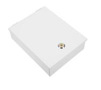AKOOSY Boîtier de Verrouillage en Fer Blanc pour Interrupteur D'alarme, Armoire Murale Verrouillable, Protection Anti-effraction pour Bureaux et Maisons