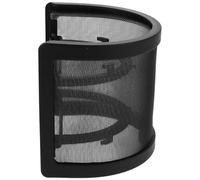 AKOOSY Bonnette Anti-Pop En Forme De U Pour Microphone À Condensateur En Métal Noir