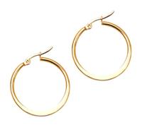 AKOOSY Boucles Oreilles Créoles Femmes Grandes Rondes Pendantes Légères Nickel Bijoux Mode pour Occasions Spéciales et Tenue Quotidienne