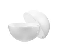 AKOOSY Boule Mousse Blanche Ronde pour DIY Décoration Mariage Noël et Surface Lisse à Peindre et Décorer