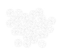 AKOOSY Boutons-pression Transparents 7 Mm, Petits Boutons Cachés en Plastique, 15 Paires par Sachet, 2 Sachets, Attaches Anti-effraction pour Chemises et Vêtements de Loisirs Créatifs