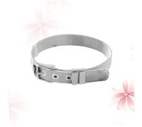 AKOOSY Bracelet Maille Acier Inoxydable pour Homme Design Moderne Ajustable Style Chaîne Droite Élégant et Fête des Pères