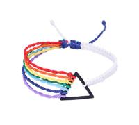AKOOSY Bracelet Tressé Cire Imperméable Pour Couples Bijou Unisexe Coloré Bracelet De Yoga Créatif Style Artisanal