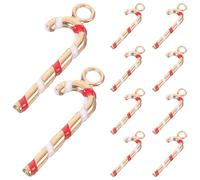 AKOOSY Breloques Pendentifs de Noël en Alliage Kc Doré Mini 10 Pièces pour Bijoux Soi-Même Pendentifs Décoratifs pour Colliers et Bracelets Accessoires DIY Festive pour Créations