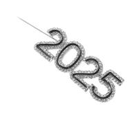 AKOOSY Broche Chiffre Strassée pour Femmes Épingle de Polyvalente Accessoire Chic pour Vêtements Manteaux et Châles Scintillant