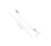 AKOOSY Broche Épingle Ange Argentée Broche Chaîne Homme Accessoire Costume Chic pour Mariage Anniversaire Fête Bureau