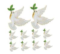 AKOOSY Broche Rétro En Alliage De Zinc Léger, Lot De 10 Pièces, Broche Décorative Féminine Pour Robe, Manteau, Symbole De Paix Et D’amour, Résistant à La Décoloration