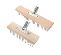 AKOOSY Brosse Grill Acier Inoxydable Outil de Nettoyage pour Barbecue et Cheminée Brosse Métallique Résistante pour Éliminer Graisses et Taches Poignée Ergonomique pour Grill Extérieur et