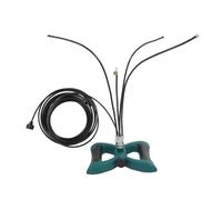 AKOOSY Brumisateur Extérieur Autoportant pour Terrasse│kit Système de Refroidissement par Brumisation│Tuyau 10 M Norme UE│Utilisation Jardin et Patio│Refroidissement sans Installation