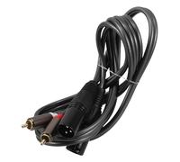 AKOOSY Câble Audio Rca vers Xlr Mâle Stéréo Double Connecteur Robuste Anti-interférence pour Mixeur Amplificateur Microphone Jack