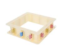 AKOOSY Cadre de Moule Réglable en Plastique pour Résine, Savonnette, Bougie | Boîtier Réutilisable, Structure Démontable, Réglage Rapide, pour Atelier et Silicone