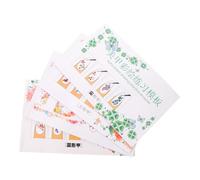AKOOSY Cahier D'entraînement pour Nail Art Pages Multi-couches en Papier, 4pcs pour Débutants, Effaçable Formation en Magasin et Consolidation Quotidienne