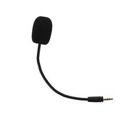 AKOOSY Casque Microphone Antibruit Flexible et Omnidirectionnel pour Gaming Pc, Microphone Intégré en Métal et Éponge, pour Salle de Jeu