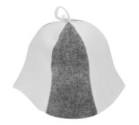 AKOOSY Chapeau de Sauna Feutre Réutilisable Protection Cheveux Unisexe avec Anneau de Suspension Pratique pour Bain et Hammam