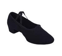 AKOOSY Chaussures de Ballet Femme à Talon Bas Souples pour Danse Classique et Scène Semelle Résistante et Respirante Pratique et Confortable pour Entraînement et Couleur