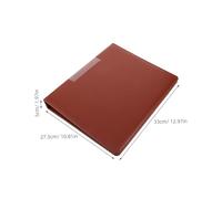 AKOOSY Classeur Rechargeable Carnet De Notes Classeur De Musique Marron