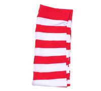 AKOOSY Collants Rayés Rouges et Verts pour Femmes Extensibles et Confortables Idéals pour Costumes de Noël Yoga et Fêtes Festives