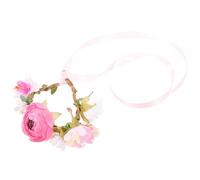 AKOOSY Collier à Fleurs Délicat Anniversaires pour Chat et Chien en Tissu Confortable et Respectueux Peau, Port Quotidien