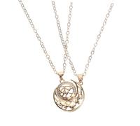 AKOOSY Collier Couple Soleil Lune Aimanté Symbole Amour Éternel Bijou Romantique Unisexe Pour Occasions Spéciales