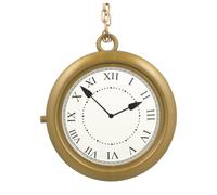 AKOOSY Collier d'Horloge Géante Rétro Collier Horloge Cosplay Surdimensionné Accessoire de Costume pour Fête Déguisement Halloween Décoration de Soirée Léger et Confortable à Porter
