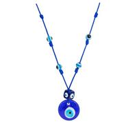 AKOOSY Collier Œil Bleu Ajustable pour Homme Chaîne Clavicule Mode Décoration de Cou Stylée Cadeau Anniversaire Fête et Occasions Spéciales