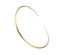 AKOOSY Collier Tour De Cou Rond En Métal Doré Minimaliste Élégant Bijou Pour Femme Soirée Fête Présent