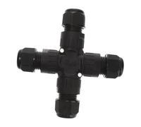 AKOOSY Connecteur Étanche Voies pour Câbles Ø- Raccord Électrique Extérieur Résistant à Eau Protecteur de Câble et Stable