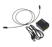 AKOOSY Convertisseur Compact Numérique-analogique Plastique en Audio Noir