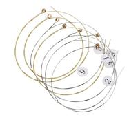 AKOOSY Cordes de Lyre 16 Pièces en Acier Solide pour Instruments à Cordes, Accessoires de Rechange Adaptés aux Lyres et Cithares