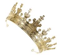 AKOOSY Couronne de Roi Métal Vintage pour Hommes Léger pour Prom et Représentations Théâtrales