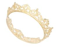 AKOOSY Couronne Métal Élégante pour Mariage et Fête Accessoire de Coiffure Unisexe Diadème Prince et Reine Ornement de Tête Performant et Confortable