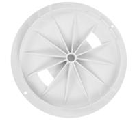 AKOOSY Couvercle de Skimmer de Piscine Rond en Abs Blanc Protection Sécurité et Prévention des Débris, Accessoire pour Écumoire de Piscine Enterrée