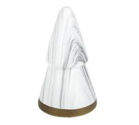 AKOOSY Décoration de Noël Géométrique en Céramique Blanche Sapin de Noël Petit Format Ornement Décoratif pour Bureau et Maison Décoration Festive D’Intérieur pour Fête et Vacances