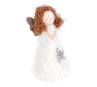 AKOOSY Décoration Sapin Noël Ange Blanc Xmas Tree Topper Ornement pour Maison Bureau et École