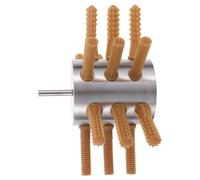 AKOOSY Déplumeuse Volaille Portable Acier Inoxydable Machine Semi-Automatique Compacte pour Poulet Canard Oie Accessoire Plumeur à Perceuse pour Usage Domestique et Fermier