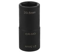 AKOOSY Douille Extractrice Écrou Roue Double Tête Acier Haute Résistance pour Suv Camion Outil Serrure Démontage Boulon Arrondi Extracteur Vis Cassée et Outillage Réparation Pneus