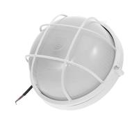 AKOOSY Éclairage LED pour Sauna et Hammam, Applique Murale Ronde en Verre Blanc, Luminaire E27 Compact pour Spa, Éclairage Sécurisé Haute Température, Accessoires Sauna Polyvalents
