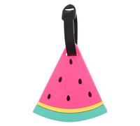 AKOOSY Étiquette à Bagages en PVC Souple Pastèque Étiquette de Voyage Mignonne et Légère pour Valise pour Vacances et Plage Identification Facile de Bagages