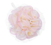 AKOOSY Exfoliating Bath Shower Loofah Sponge Pouf in White PE+Sponge Material for Deep Cleansing and Skin Care