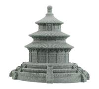 AKOOSY Figurine D'architecture Miniature en Grès Chinois, Décoration Authentique pour Table de Salon Sculpture Détaillée du Temple du Ciel