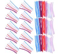 AKOOSY Fil Prédécoupé pour Tapis à Crochet, Laine à Crocheter Douce et Colorée, Assortiment 6 Pelotes, Fil à Tufter pour Tapis, pour DIY Coussins, Tapisseries et Loisirs