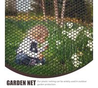 AKOOSY Filet de Jardin Plastique Grillage Hexagonal Robuste pour Clôture Volaille et Protection Lapin Maille Serrée Résistante et Flexible pour Jardin et Enclos Poulailler