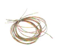 AKOOSY Filets de Guitare en Abs 4 Pcs, Bandes Décoratives Flexibles Imperméables aux Couleurs Arc-en-ciel, Bande de Finition Plastique pour Guitare Acoustique, Accessoires de Protection