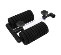 AKOOSY Filtre à Éponge D’Aquarium Pneumatique Xy-2822 Noir Suspendu | Plastique et Mousse, Installation Facile Ventouse, Nettoyage Simple, pour Bac et Réservoir D’eau