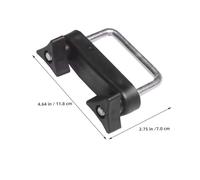 AKOOSY Fixation U Acier Inoxydable pour Porte-Bagages Voiture et Remorque Clip Antivibrations Support Stable pour Coffre de Toit et Accessoires de Transport