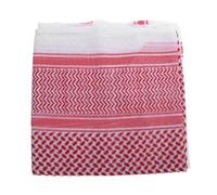 AKOOSY Foulard Arabe Pour Hommes Shemagh Arabe En Polyester Léger Respirant Protection Solaire Tour De Cou Unisexe Pour Randonnée Plein Air Style Moyen-orient Rouge à Carreaux