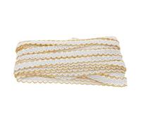 AKOOSY Garniture Tressée Décorative Texture Agréable et Résistante à L'usure en Polyester Beige pour Vêtements pour Travaux Manuels et Boutique de Vêtements