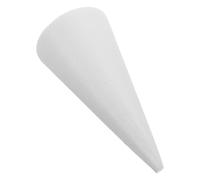 AKOOSY Gâteau Factice en Polystyrène Cône Mousse 10 CM Diamètre X 20 CM Hauteur Modèle Pratique pour Décoration de Fruits Kit Bricolage Fleurs DIY Mousse Humide Stable pour Pâtisserie