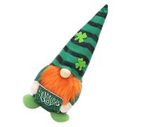 AKOOSY Gnomes Tomte Saint-Patrick, Figurine Décorative Verte