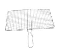 AKOOSY Grillade Extérieure Panier Acier Inoxydable Panier à Mailles Uniformes pour Fruits de Mer et Légumes Facile à Manipuler et Portable pour Barbecue Plein Air